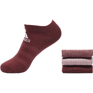 3er Pack Socken in Rot und Rosa Gr. 37-42