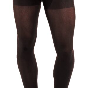 Glamory Microman 100 Herrenstrumpfhose | Farbe: Black | Größe: 60-62