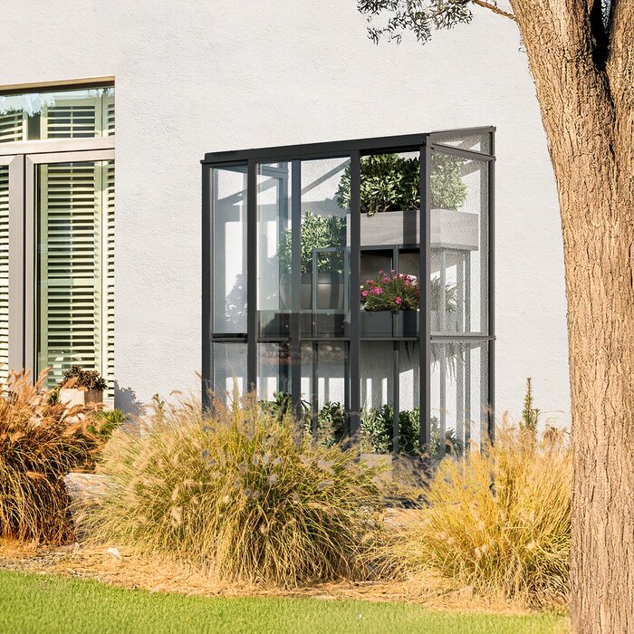 Mini-Gewächshaus | Aluminium - Mini-Gewächshaus