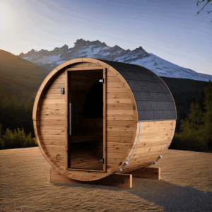 Fasssauna aus Thermoholz | Fasssauna aus Thermoholz HC150