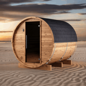 Fasssauna aus Thermoholz | Fasssauna aus Thermoholz HC 225