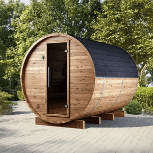 Fasssauna aus Thermoholz | Fasssauna aus Thermoholz HCF 300