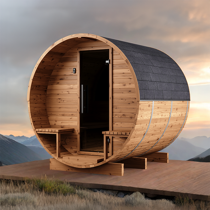 Fasssauna aus Thermoholz | Fasssauna aus Thermoholz LCF 225