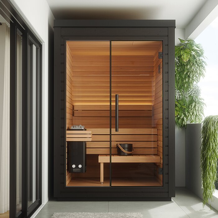 Premium Außensauna | Elegante Außensauna – Elma S