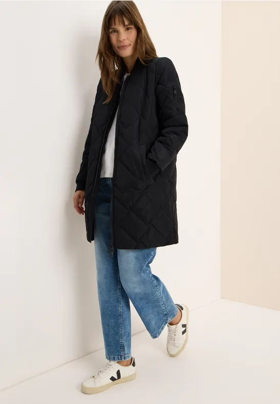 Langer Stepp-Blouson