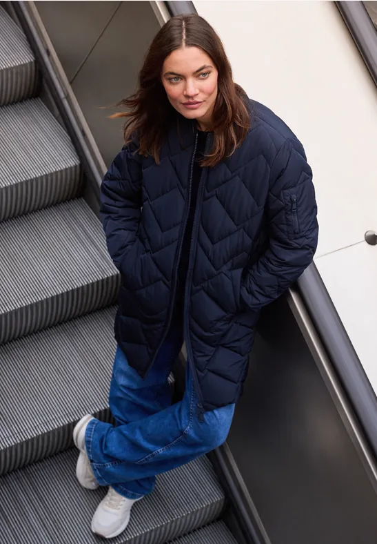 Langer Stepp-Blouson