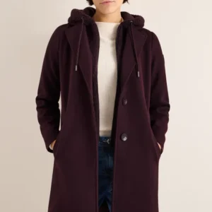 Mantel mit Teddy Inlay