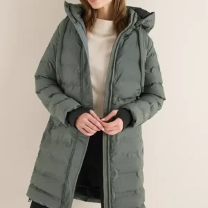 Mantel mit verklebten Nähten