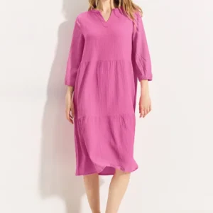 Tunika Kleid mit Struktur