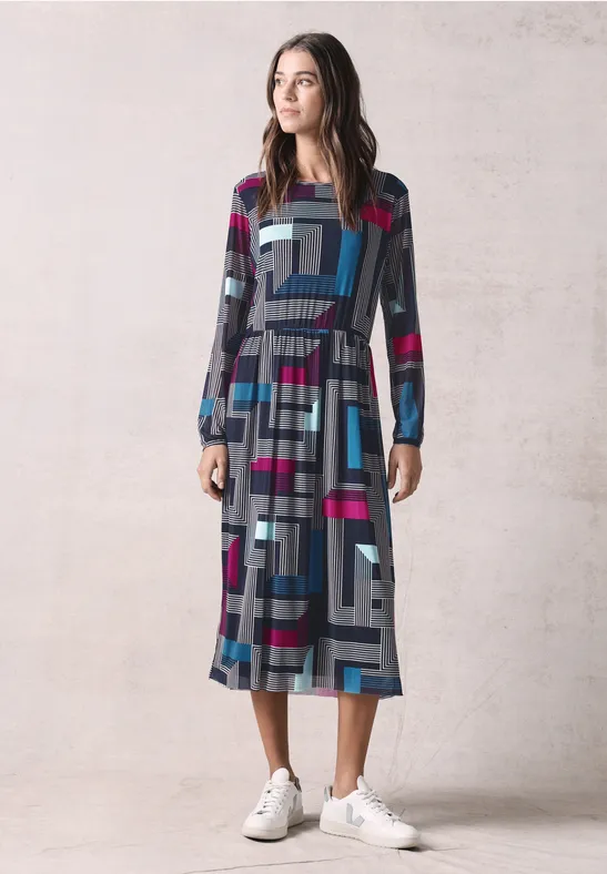 Bedrucktes Meshkleid