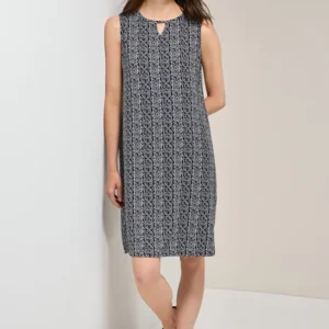 Gemustertes Jersey-Kleid