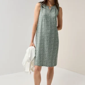 Gemustertes Jersey-Kleid