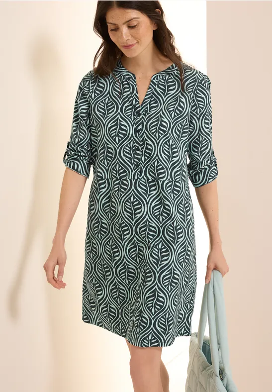 Gemustertes Tunika-Kleid