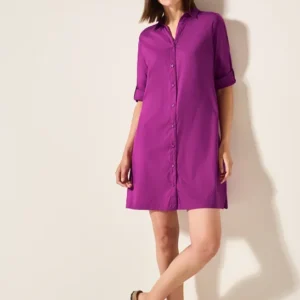 Kleid mit Smok-Detail