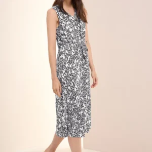 Gemustertes Midi-Kleid