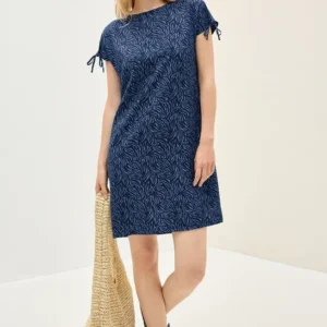 Gemustertes Strukturkleid