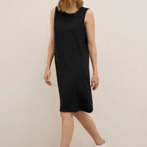 Ärmelloses Jersey-Kleid