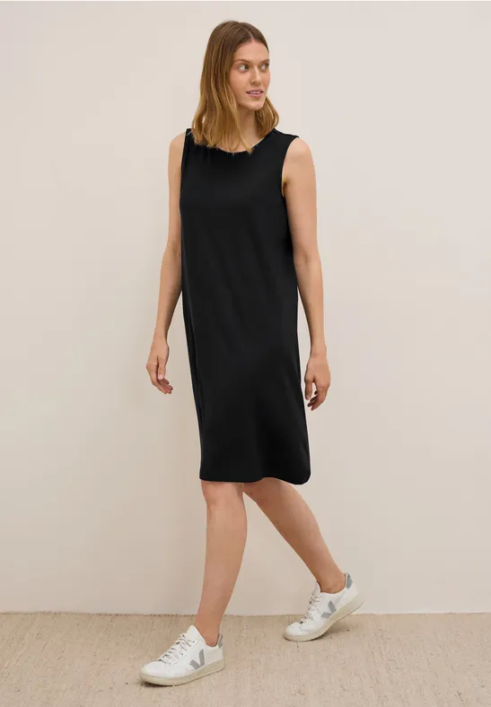 Ärmelloses Jersey-Kleid