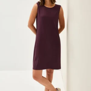 Ärmelloses Jersey-Kleid