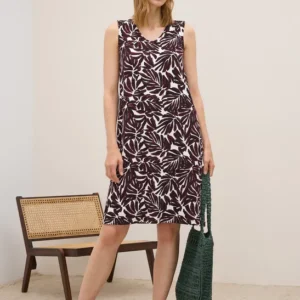 Gemustertes Jersey-Kleid