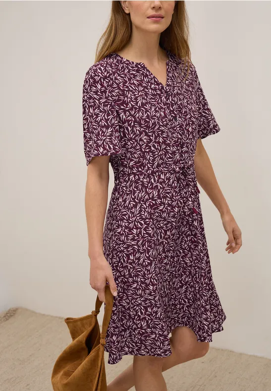 Gemustertes Strukturkleid