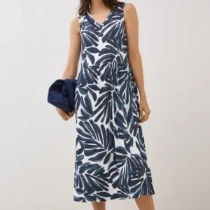 Gemustertes Jersey-Kleid