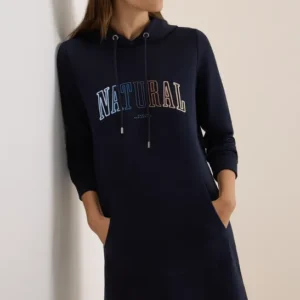 Sweatkleid mit Kapuze