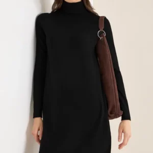 Kuscheliges Rollkragen Kleid