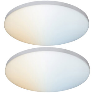 Ledvance SMART+ Planon Frameless rund Warm- und Kaltweiß 400 mm 2er-Set