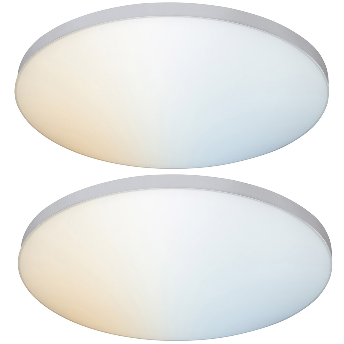 Ledvance SMART+ Planon Frameless rund Warm- und Kaltweiß 400 mm 2er-Set