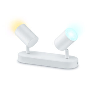 WiZ IMAGEO Spots Deckenleuchte Tunable 2x 5W Weiß - Weiß