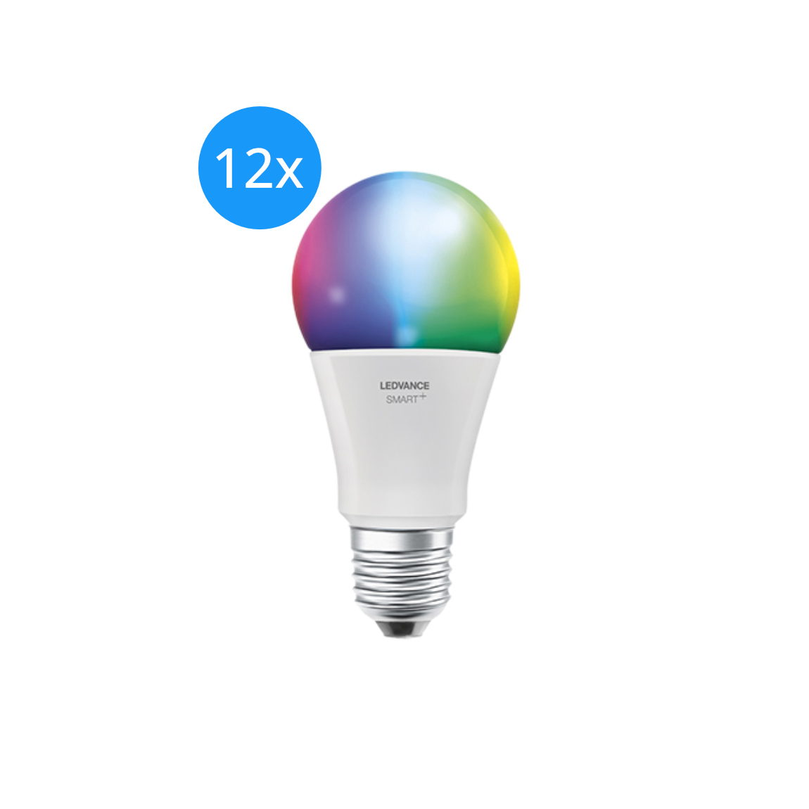 Ledvance SMART+ WiFi Classic A75 Farbig E27 12er-Set