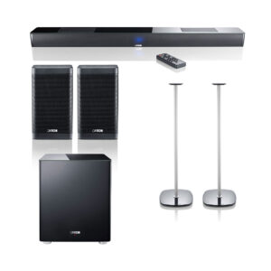 Canton Smart Soundbar 10 Sub 12 5.1 Heimkino-Set + LS 3 - Lautsprecherhalter