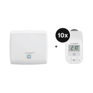 Homematic IP Starter Set Heizen mit 10 Heizkörperthermostaten Basic
