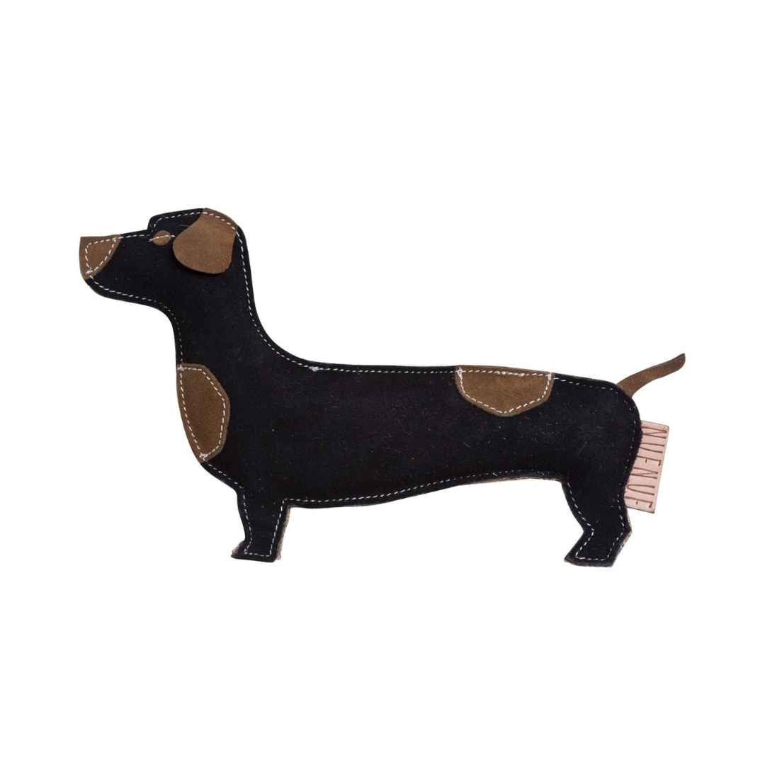 Hundespielzeug Leder, Dackel