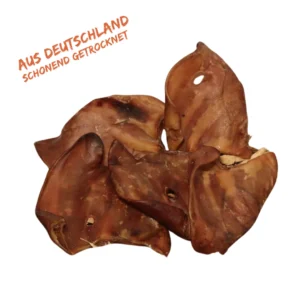 Getrocknete Schweineohren für den Hund